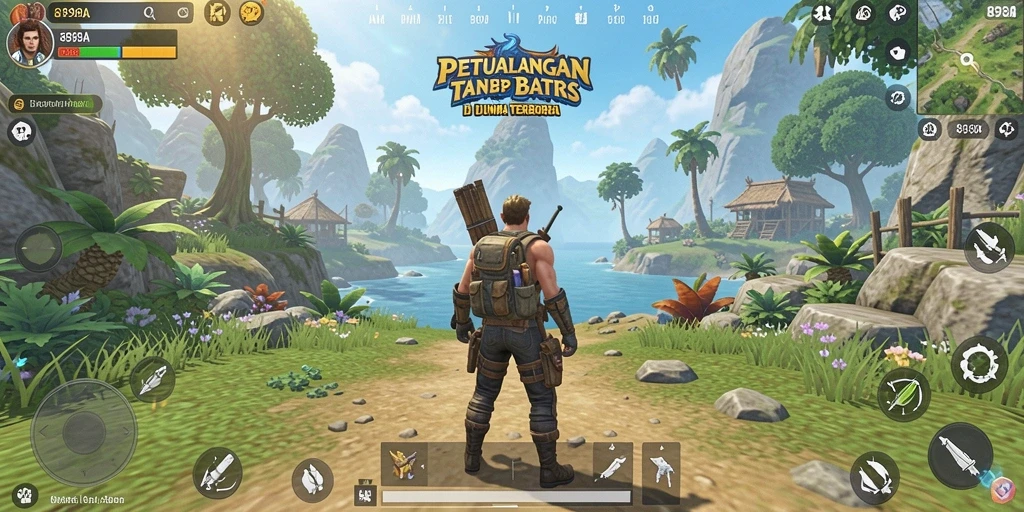 Tampilan gameplay Open World yang menakjubkan di 898A.