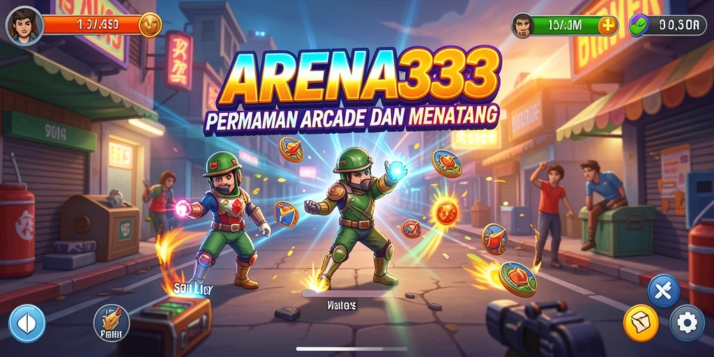 Tangkapan layar gameplay ARENA333 menampilkan aksi seru dan tantangan menarik.