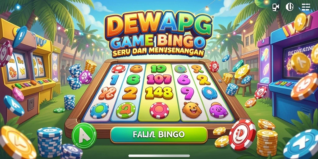 Gameplay seru DEWAPG dengan angka Bingo menyenangkan.