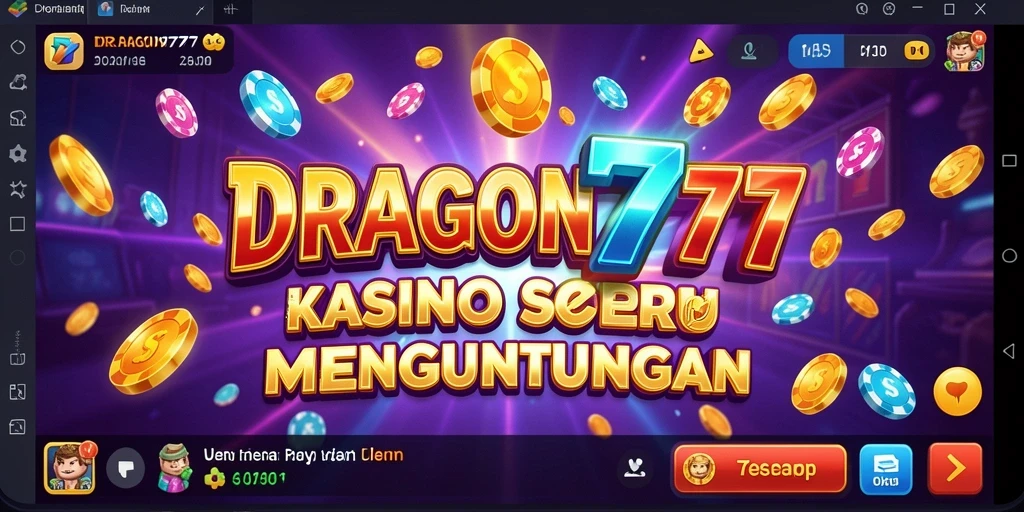 Tampilan interaktif gameplay Kasino DRAGON777 yang menarik dan menghibur.