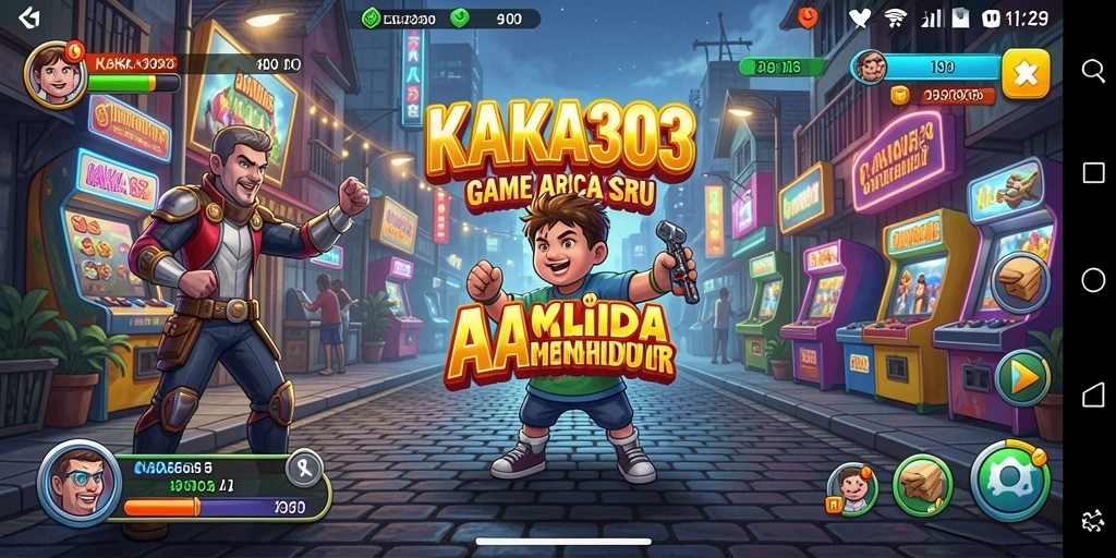 Tangkapan layar gameplay KAKA303 dengan aksi yang mendebarkan.