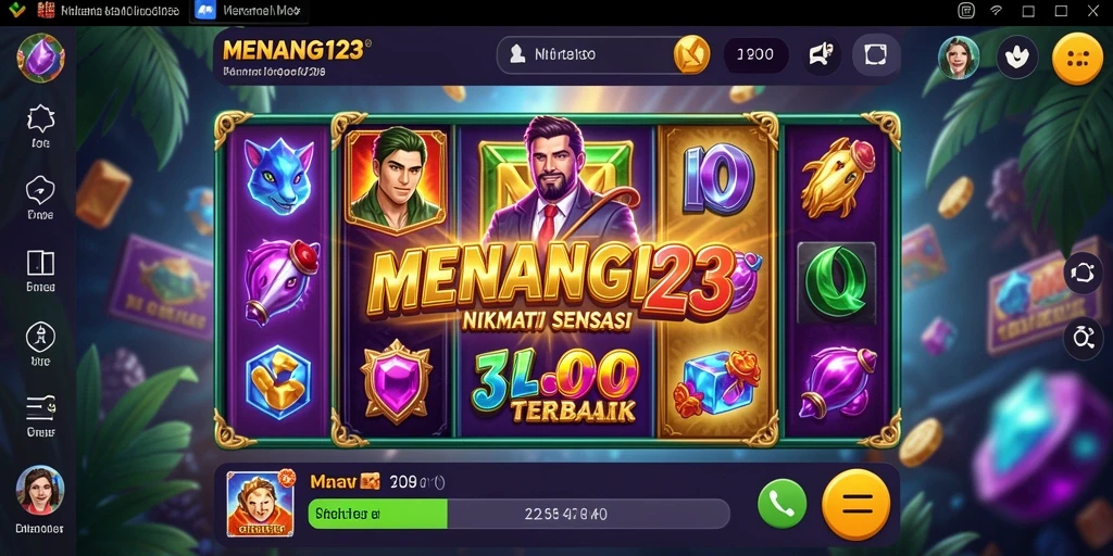 Tampilan gameplay MENANG123 yang penuh warna dan menarik.