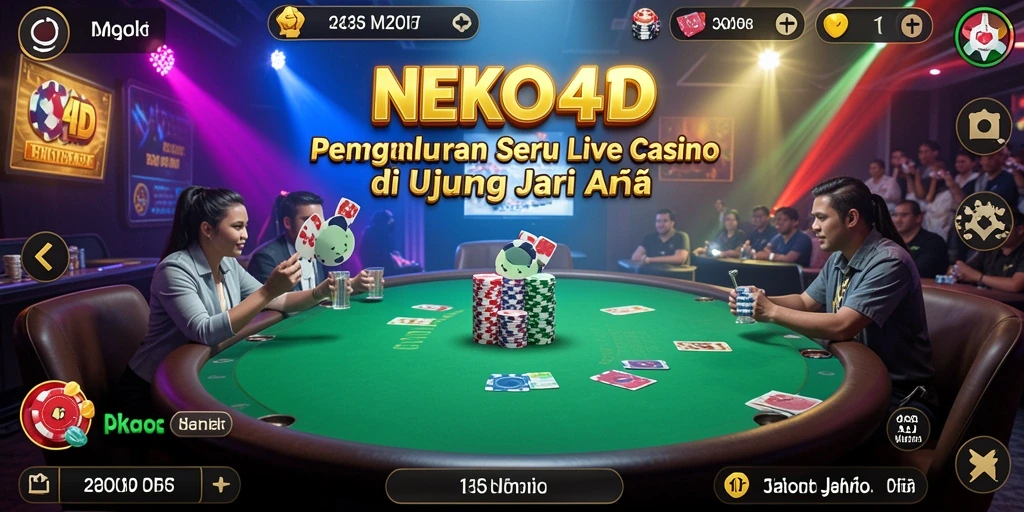 Tampilan gameplay mengesankan dengan dealer langsung di NEKO4D.