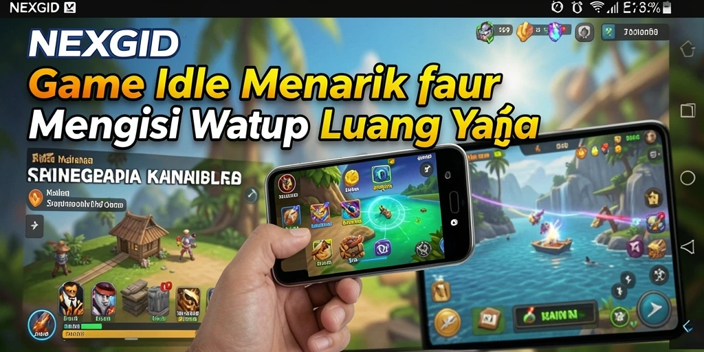 Tampilan gameplay <strong>NEXGID</strong> yang menarik dengan karakter yang aktif.