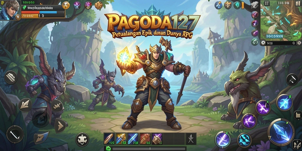 Tampilan gameplay yang menarik dalam perjalanan RPG.