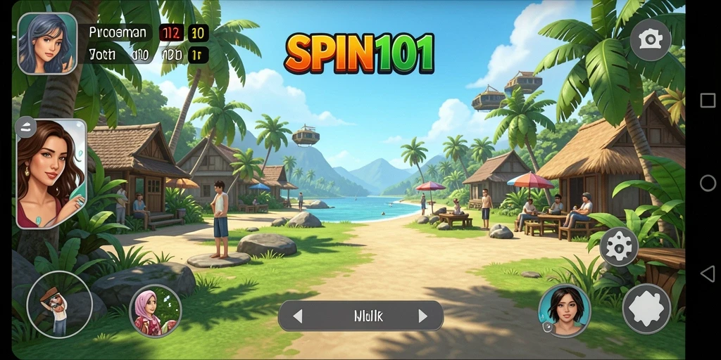 Gameplay SPIN101 yang ceria dan menantang untuk semua usia.