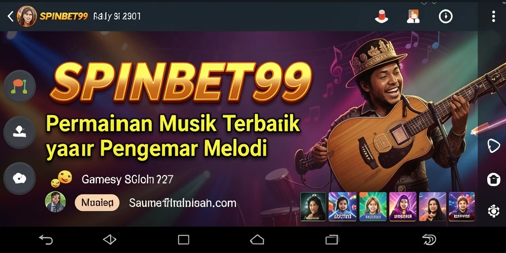 Tampilan gameplay SPINBET99 dengan berbagai pilihan lagu yang menarik.