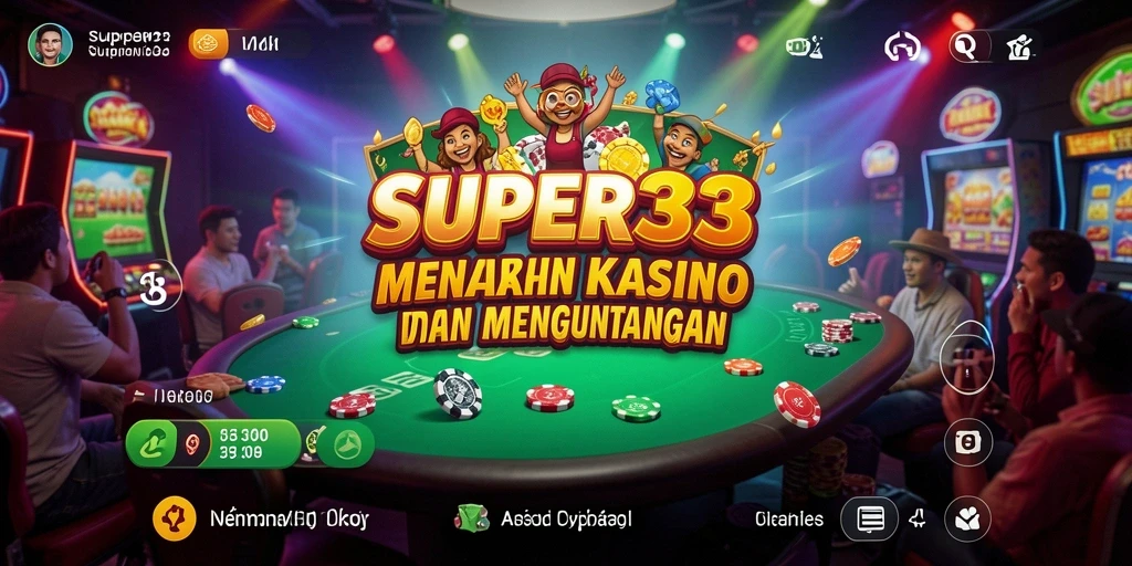 Gameplay seru dengan grafis tinggi di SUPER33.