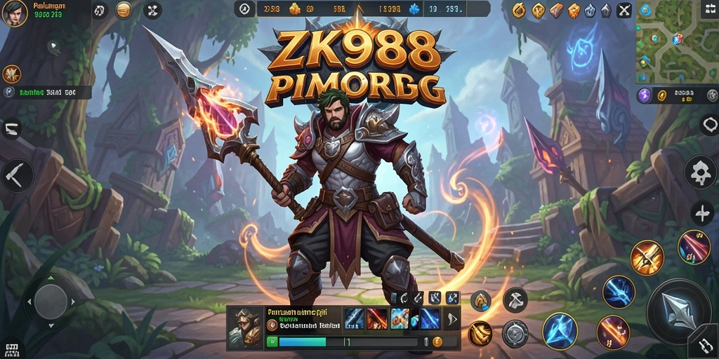 Tampilan gameplay ZK988 yang menarik dalam petualangan MMORPG.
